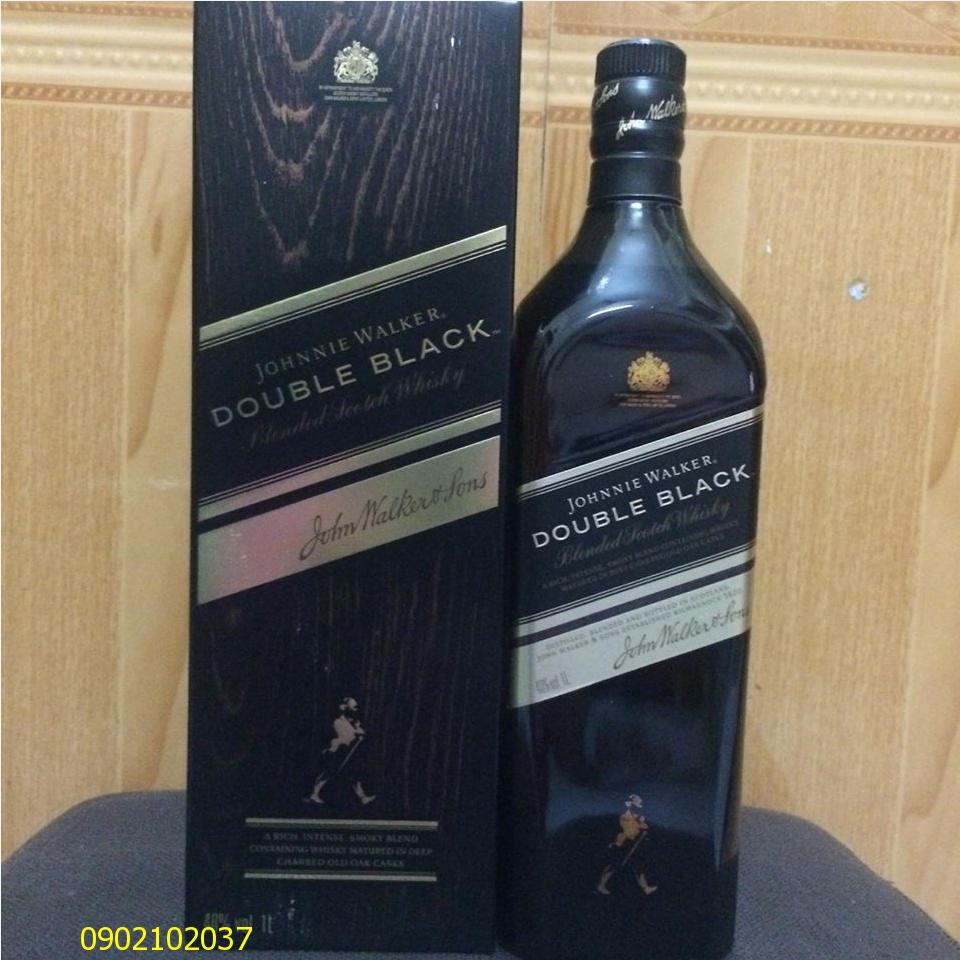 Rượu Johnnie walker Double black loại 1 lít