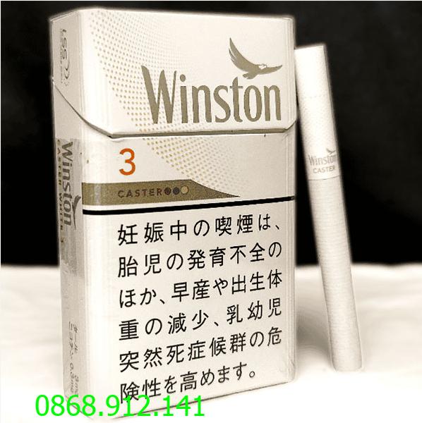 Thuốc lá Winston Caster 3 Nhật xịn 100%
