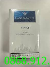 Thuốc lá  Parliament Aqua blue - Hàn Quốc