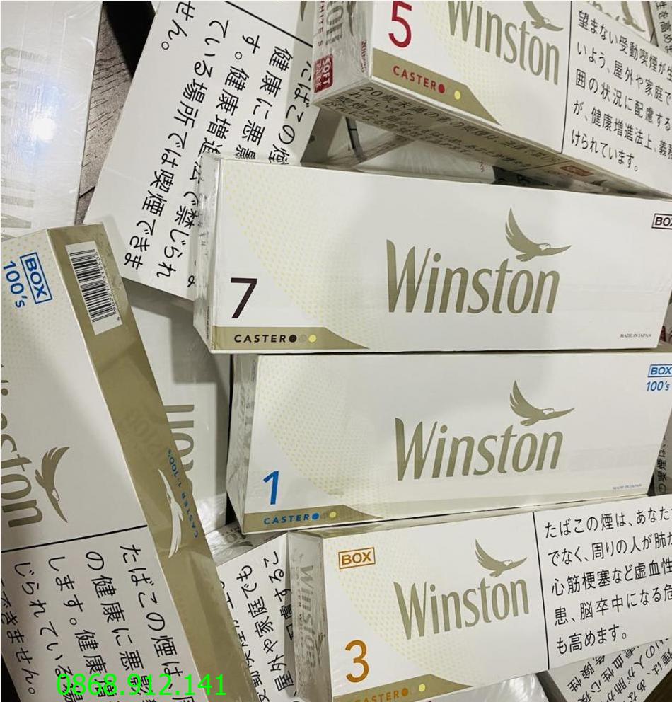Thuốc lá Caster 1,  3, 5, 7 hàng Nhật xịn 100% 