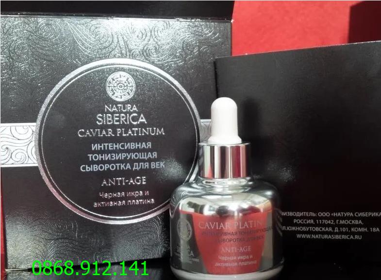 Serum cao cấp Caviar Platinum - Natura Siberica - Nga