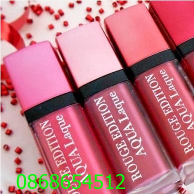 Son môi không chì của Bourjois Rouge Aqua Laque - Pháp