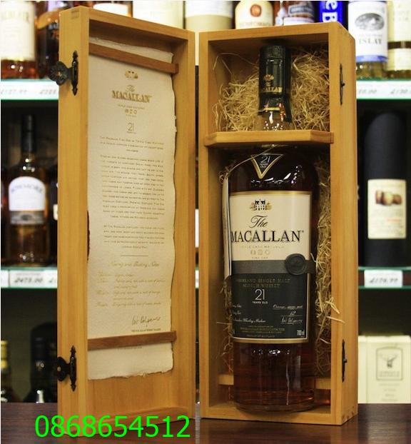 Rượu Macallan 21 năm - hàng xịn, chính hiệu 100%