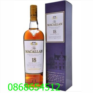 Rượu Macallan 18 năm - hàng xịn, chính hiệu 100%